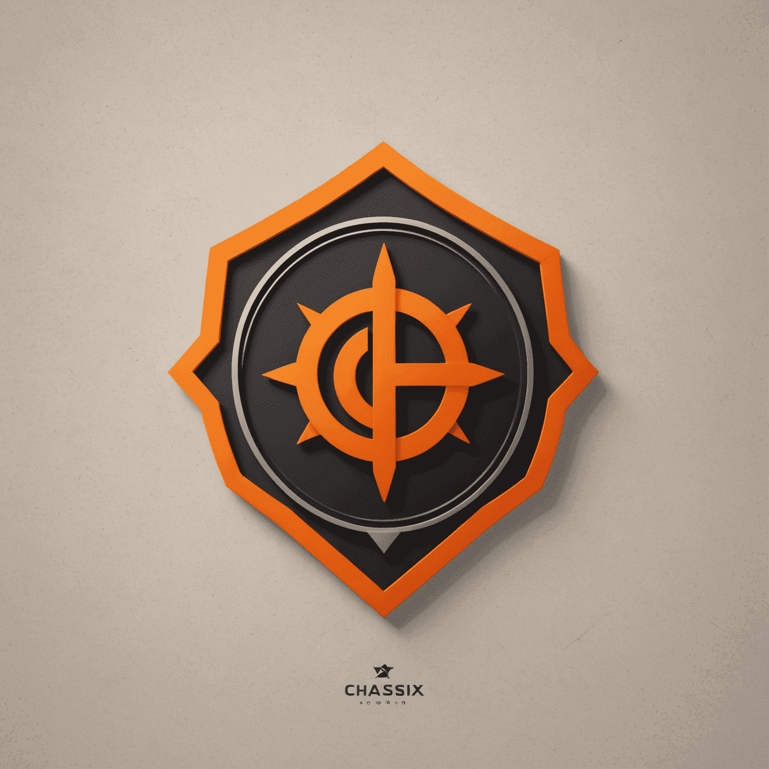 Chassix logo - een modern en strak ontwerp met oranje accenten