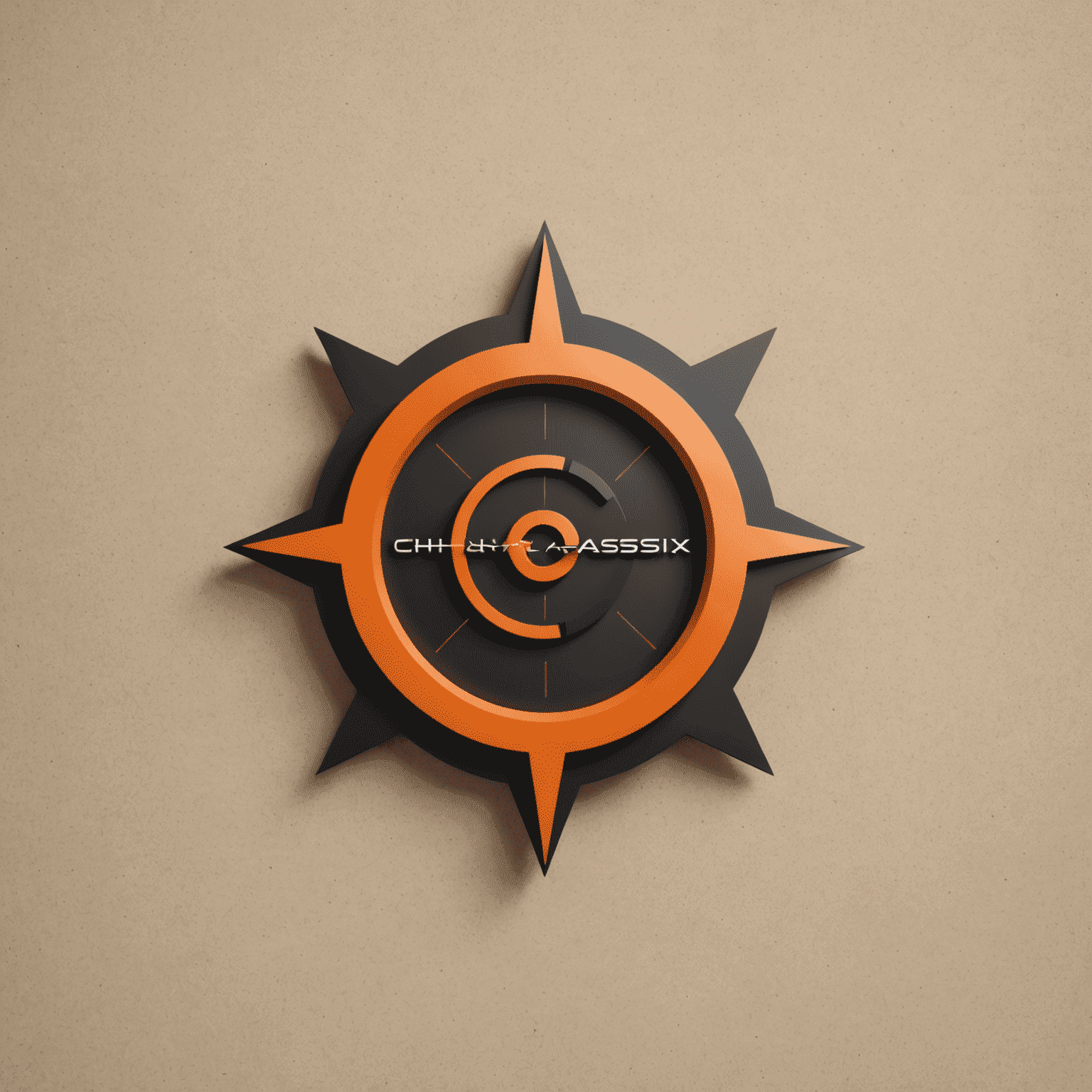 Chassix logo - een modern en strak ontwerp met oranje accenten